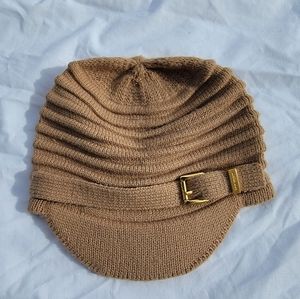 Tan Michael Kors hat 100% acrylic